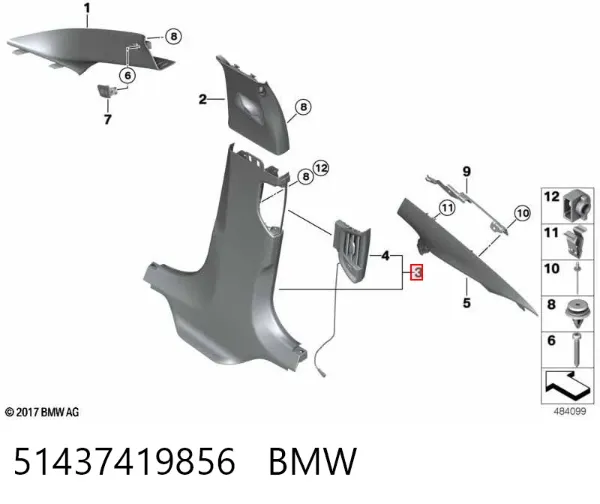  51437419856 BMW