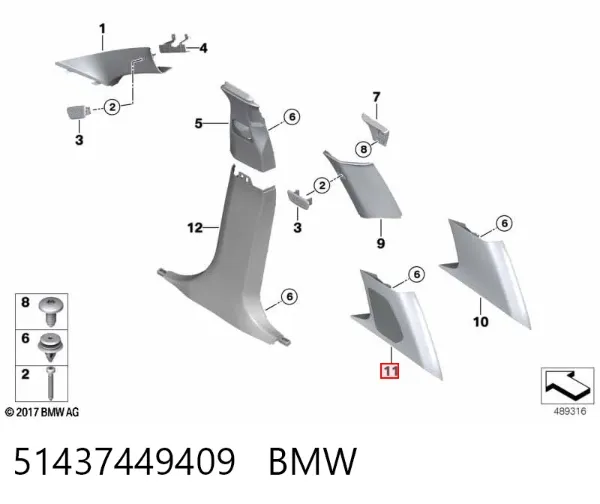  51437449409 BMW