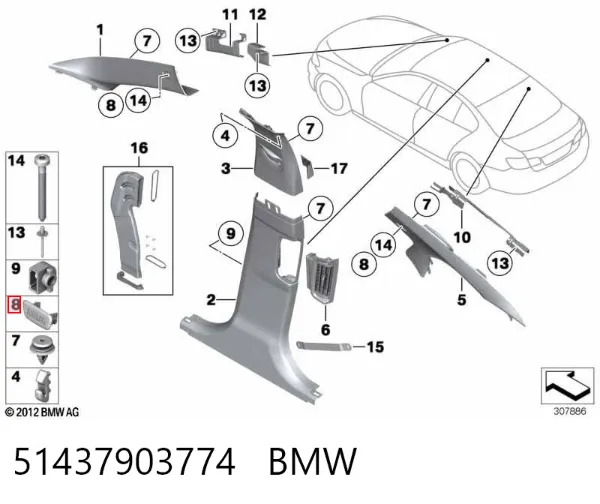  51437903774 BMW
