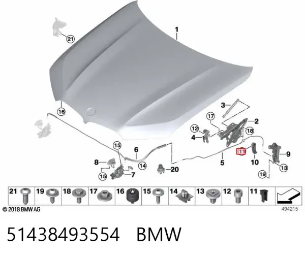  51438493554 BMW