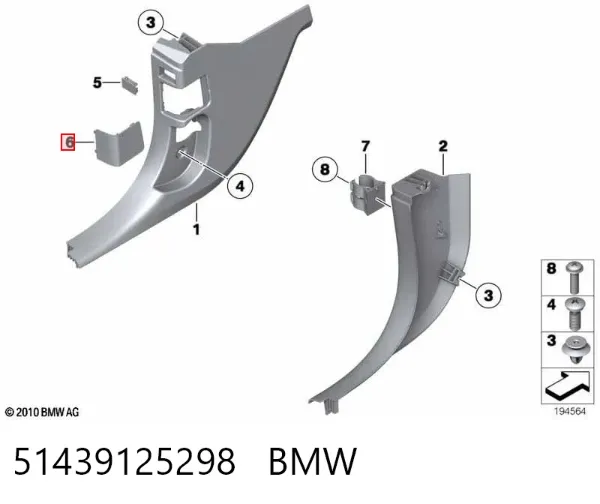  51439125298 BMW