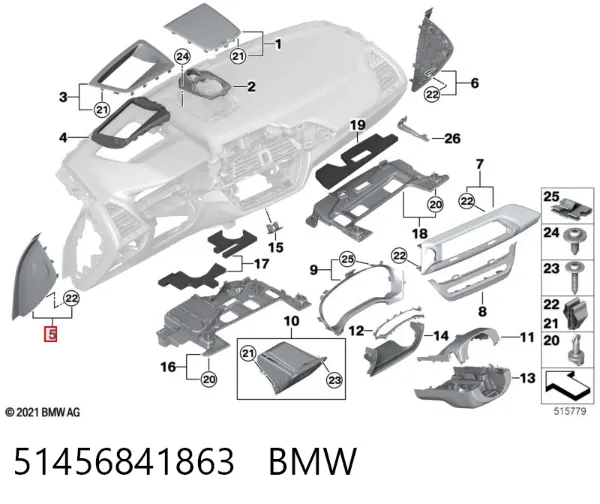  51456841863 BMW