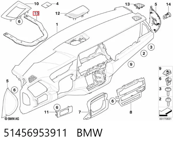  51456953911 BMW