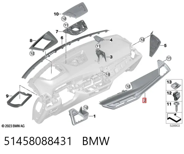  51458088431 BMW
