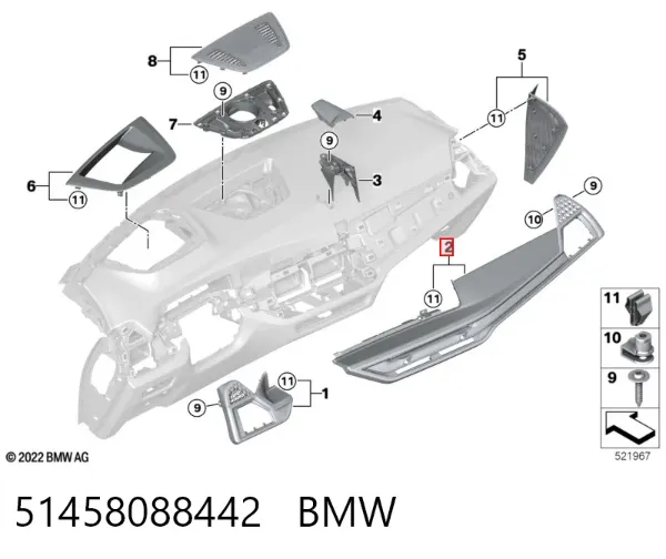  51458088442 BMW