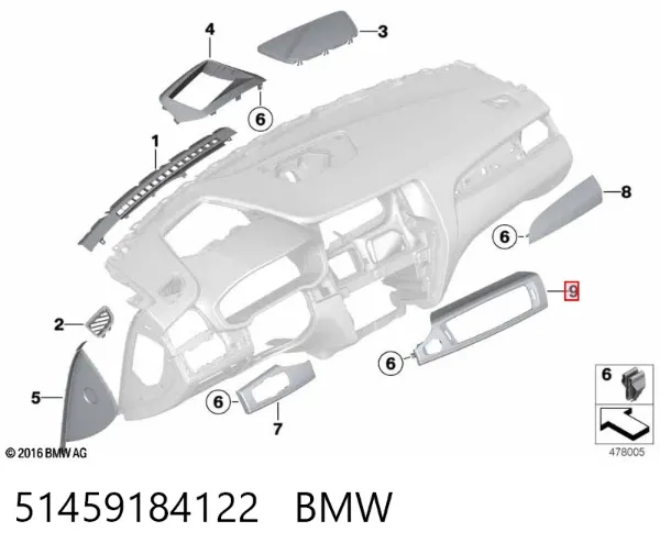  51459184122 BMW