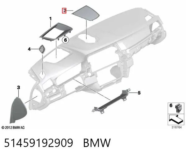  51459192909 BMW