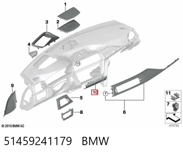  51459241179 BMW