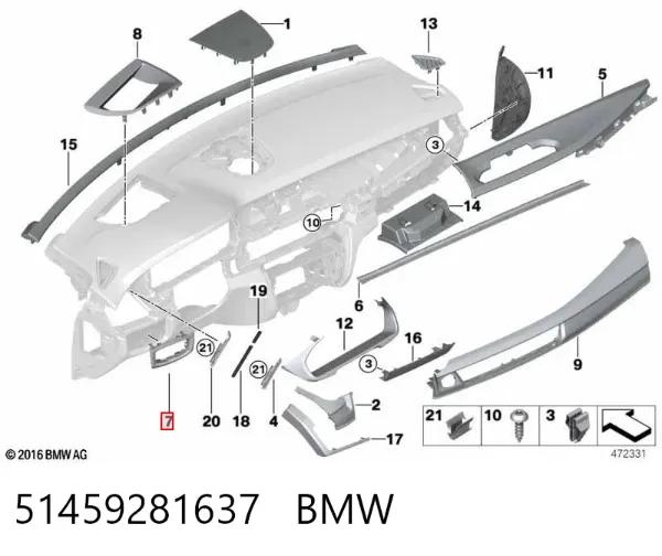  51459281637 BMW