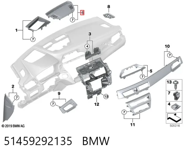  51459292135 BMW