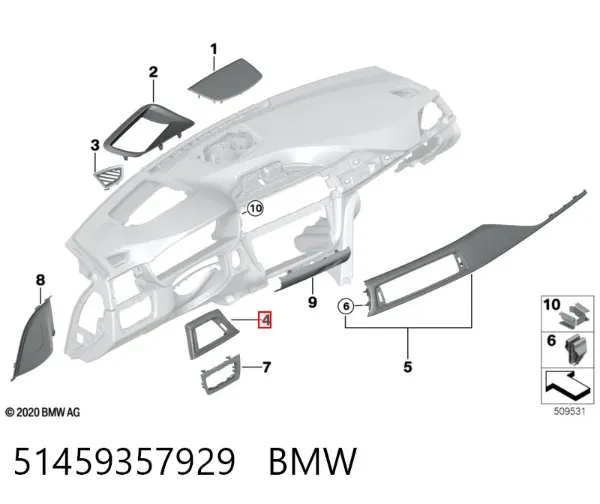  51459357929 BMW