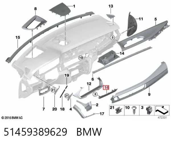  51459389629 BMW