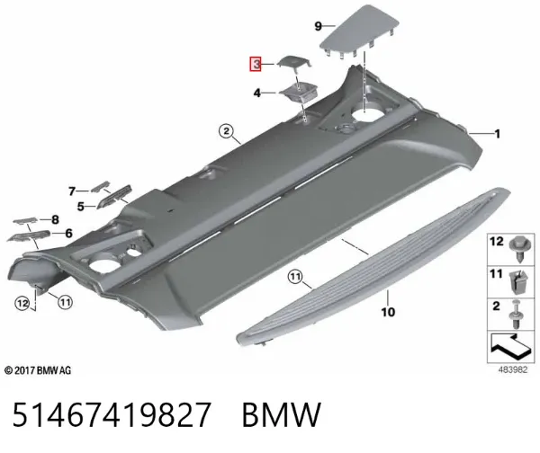  51467419827 BMW