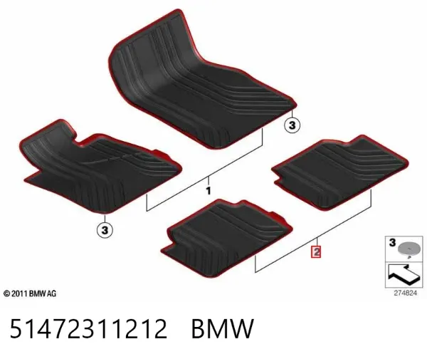  51472311212 BMW