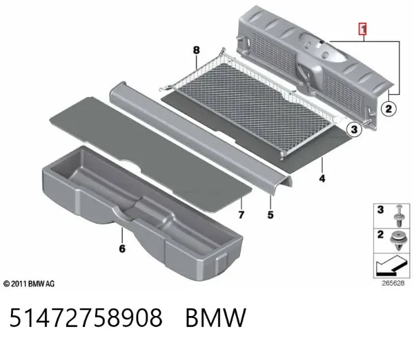  51472758908 BMW