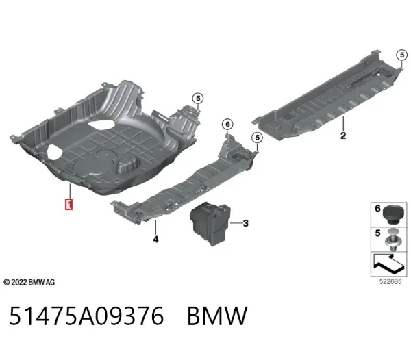  51475A09376 BMW