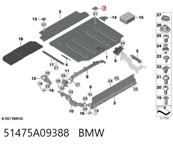  51475A09388 BMW