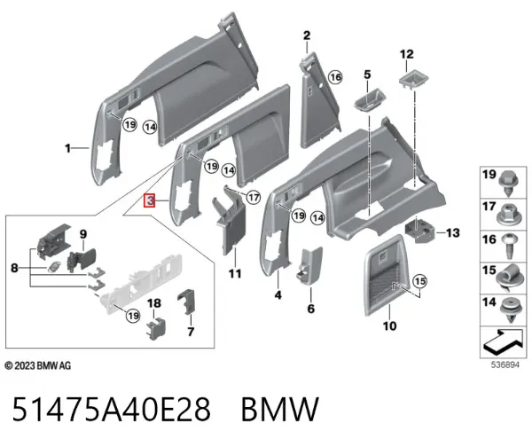  51475A40E28 BMW