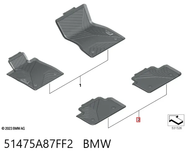  51475A87FF2 BMW