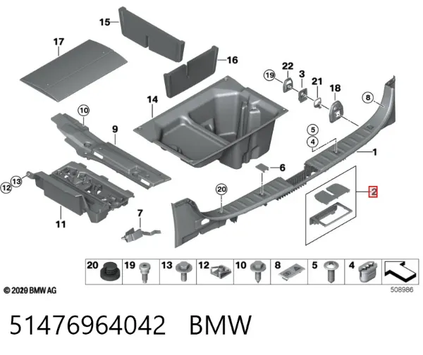  51476964042 BMW