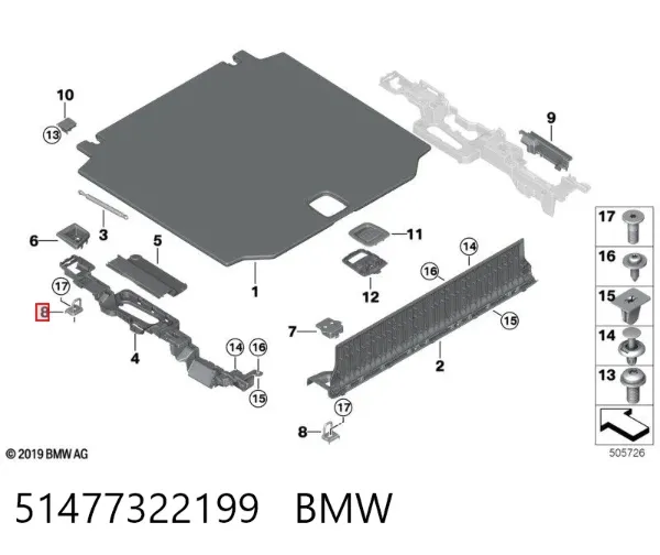  51477322199 BMW