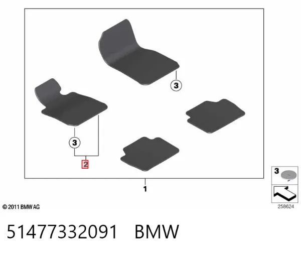  51477332091 BMW