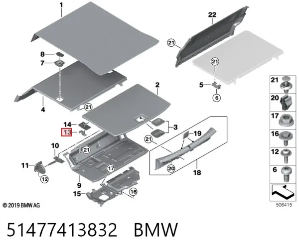  51477413832 BMW