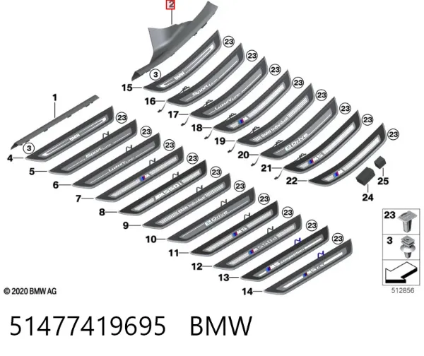  51477419695 BMW