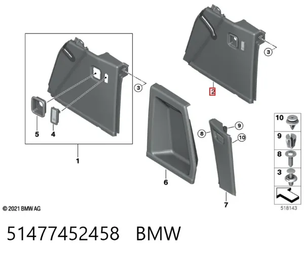  51477452458 BMW