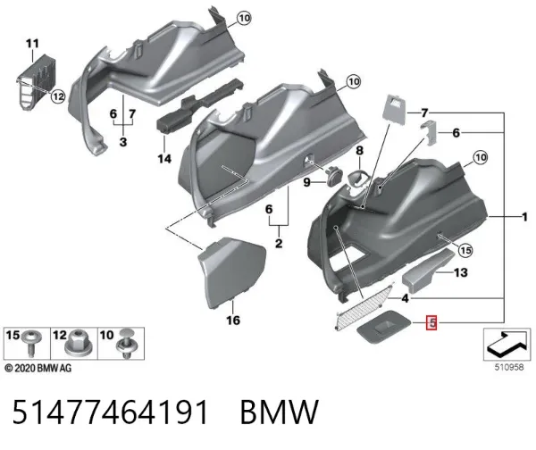  51477464191 BMW