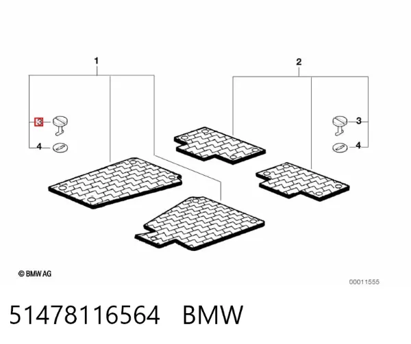 Реле свічок накалу 51478116564 BMW