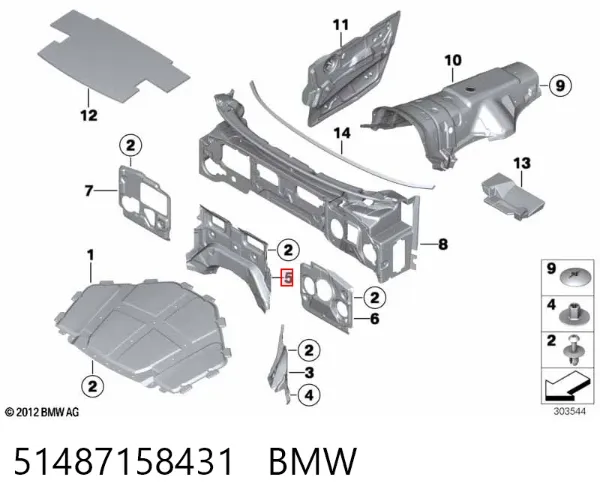  51487158431 BMW