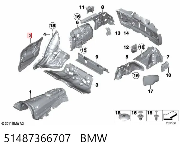  51487366707 BMW