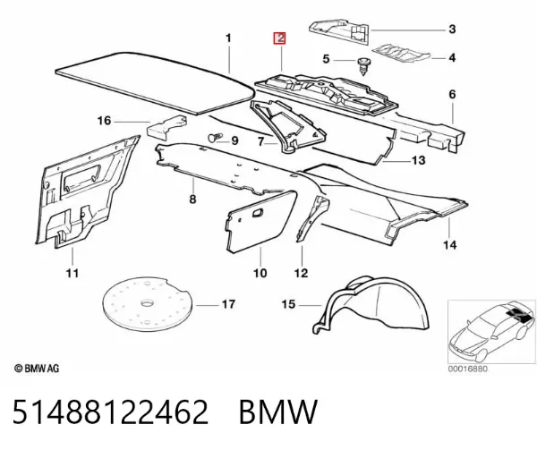  51488122462 BMW