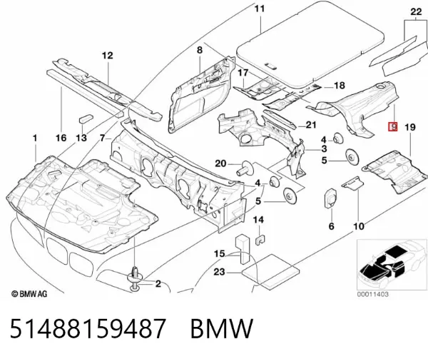  51488159487 BMW