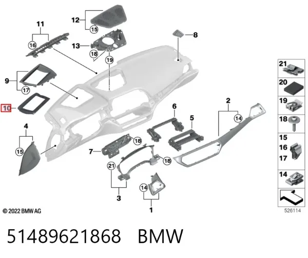  51489621868 BMW