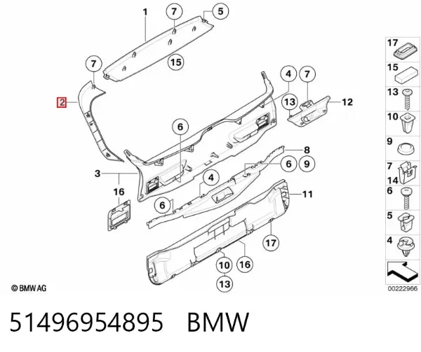  51496954895 BMW