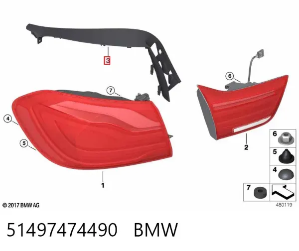  51497474490 BMW