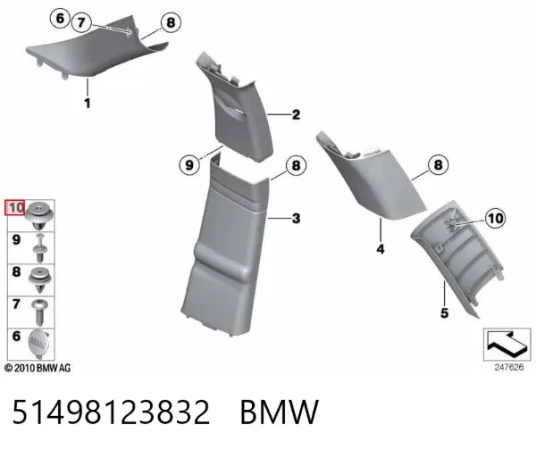  51498123832 BMW