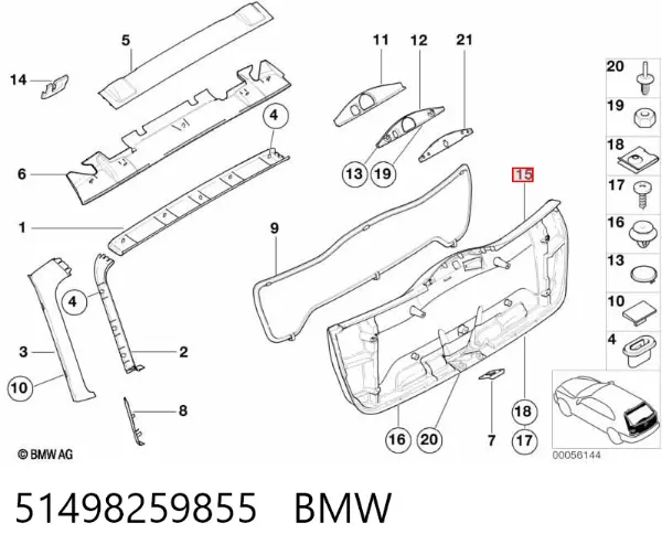  51498259855 BMW