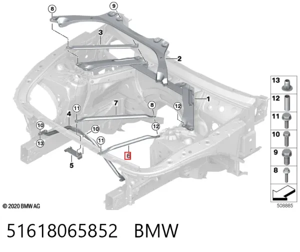  51618065852 BMW