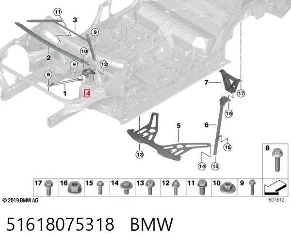  51618075318 BMW