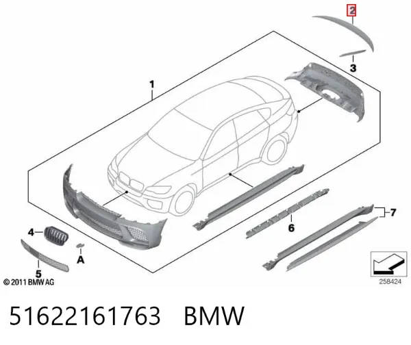  51622161763 BMW