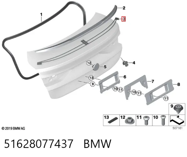 51628077437 BMW