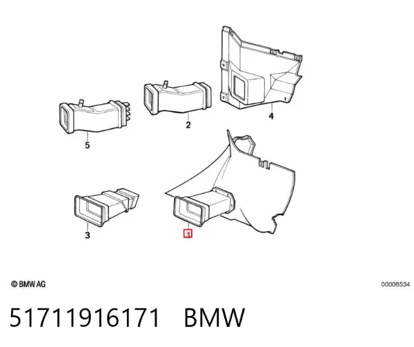  51711916171 BMW