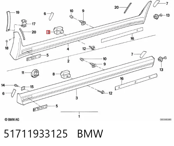  51711933125 BMW