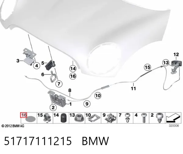  51717111215 BMW