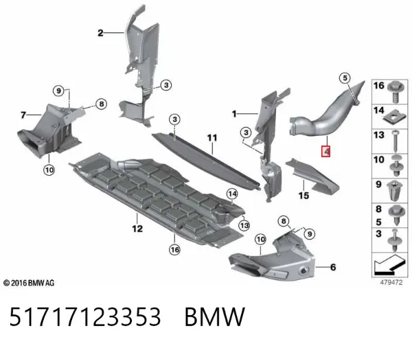  51717123353 BMW