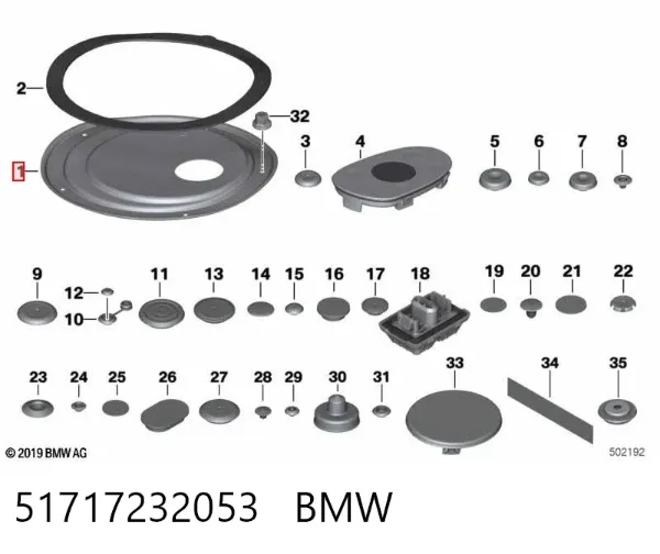  51717232053 BMW