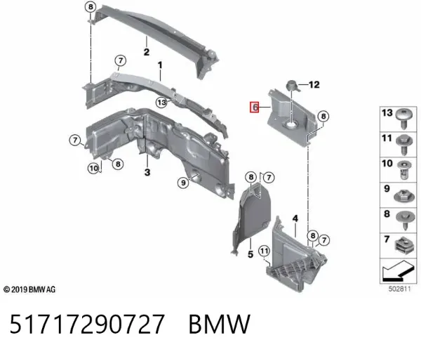  51717290727 BMW